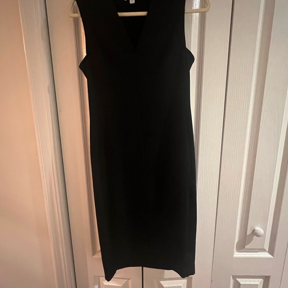 James Perse, Elegant Black Sleeveless Dress